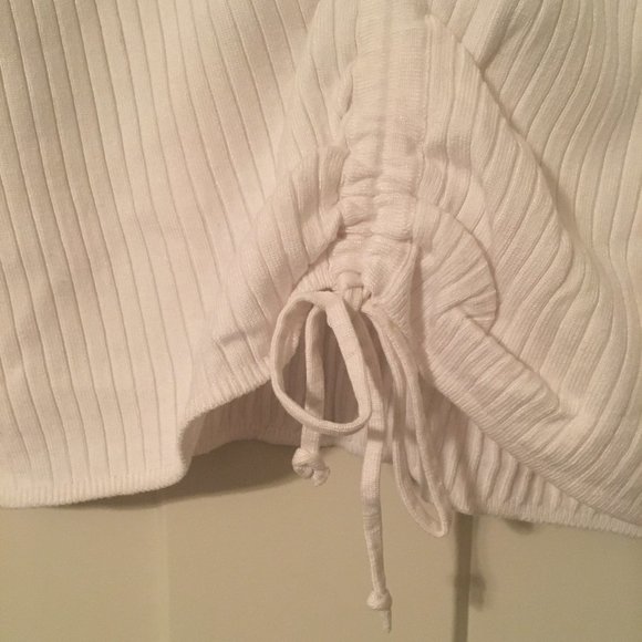 Dynamite Tie Ruched Shirt - Picture 3 of 4